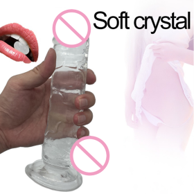 Skin Feeling Realistic Dildo Soft Material Huge Big Penis with Suction Cup Sex Toys for Woman Strapon Female Masturbation - S