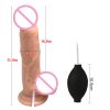 Ejaculating Realistic Spray Water Penis with Suction Cup for Women Big Dick Dildo Vagina Massager Masturbation Lesbain Sex Toy - L - Beige