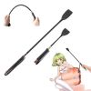 Bondage Leather Riding Crop Horse Whip pony Spanking Knout BDSM Lash Fetish Flogger Sex Product For Couples Women - 13-30CM