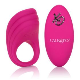 Silicone Remote Rechargeable Pleasure Ring Pink - SE007770