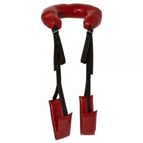 Sportsheets Saffron Thigh Sling Black Red Sex Position Strap - SS48007