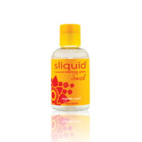 Sliquid Naturals Swirl Tangerine Peach Lubricant 4.2oz - SL022