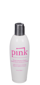 Pink Silicone Lube Flip Top Bottle 4.7 fluid ounces - EPXP47