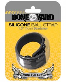 Boneyard Silicone Ball Strap Black - TCN-RTBY0310