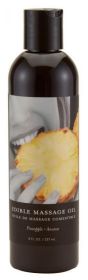 Earthly Body Edible Massage Oil Pineapple 8 Oz - EBMSE011