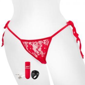 My Secret Charged Remote Control Panty Vibe Red O/S - TCN-BM-APTY-R