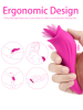 Clit Licking Tongue Sucking Vibrator G-Spot Oral Massager Sex Toys For Women US - Image color