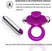 Cockrings Vibrations pour hommes Cockrings Vibrations en silicone;  anneau de plaisir pour vibrateur;  point G stimulant;  masseur de penis;  jouets s