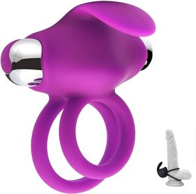 Cockrings Vibrations pour hommes Cockrings Vibrations en silicone;  anneau de plaisir pour vibrateur;  point G stimulant;  masseur de penis;  jouets s