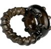 Male Enhancer Ejaculation Delay Penis RiNG Cock Rings For Man Erection - BLACK