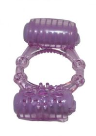 Humm Dinger Double Dinger Cock Ring Purple - HO2168