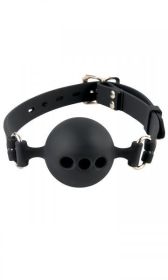 Fetish Fantasy Black Silicone Breathable Small Ball Gag O/S - PD369701