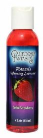 Razzels Strawberry Warming Lube 4 oz - CFRSS04