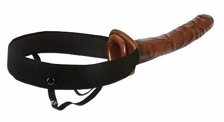 10&quot; Chocolate Dream Hollow Strap-On - PD394800