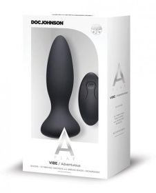 A Play Vibe Rechargeable Adventurous Anal Plug Remote Black - TCN-DJ0300-03