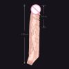 Sex Toys For Men Penis Sleeve Penise Enlargement Extender Condoms Small Cock Increase Extension Nozzles Goods For Adults - flesh color-M