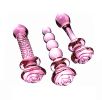 Flower Crystal Glass Anal Plug Masturbation Sex Toys For Women Men Butt Plug Adult Products Pink Prostate Massager Anal Sex Toys - 1