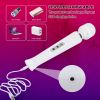 Huge Magic Wand Vibrators for Women Erotic Toys Big AV Stick Female G Spot Massager Clitoris Stimulator Adult Sex Toys for Woman - White