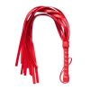 3Colors PU Leather Whip With Tassel Spanking Paddle Scattered Whip Knout Flirting Sex Toys For SM Adult Games Erotic Accessories - red