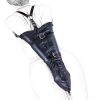 Bondage Restraints Slave RolePlay Hands Wrists Arm Leg Binder Hood Mask PU Leather Tight Single Glove Adult Game Sex Toys - Bundle thigh