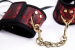 Sexy Adjustable Leather Handcuffs For Sex Toys For Woman Couples Hang Buckle Link Bdsm Bondage Restraints Exotic Accessories - collar