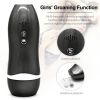 Automatic Male Masturbators Cup with 7 Vibration Mode Super Quite Hands-Free Electric Pocket Sleeve Stroker - black