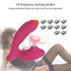 Vagina Sucking Vibrator 10 Speed Oral Sex Suction G Spot Clitoris Vacuum Stimulator Female Masturbation Erotic Sex Toy For Women - Dark Purple