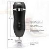 Automatic Male Masturbators Cup with 7 Vibration Mode Super Quite Hands-Free Electric Pocket Sleeve Stroker - black