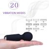 G-Spot Bullet mini AV for Women USB Charge Small Sex Toys Powerful Bullets Vibrator Clitoral Stimulator Portable Mini Massager - Black-no box