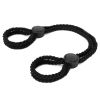 Adjustable Rope Handcuffs Fetish Hand Shackles Bdsm Binding Toys Sex Sm Restraints Exotic Sexy Bondage Slave Cuffs Adult Game - black