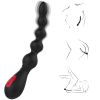 10 Modes Vibration Anal Vibration Machine Super Soft Silicone Product Used in Bedroom; Bathroom; Park; Party; 9 vibration modes - Black