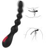 10 Modes Vibration Anal Vibration Machine Super Soft Silicone Product Used in Bedroom; Bathroom; Park; Party; 9 vibration modes - Black