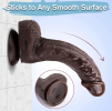 VSEN No.2 big dildo for women big penis Manual artificial penis Large size dildo woman masturbator Black penis erotic toys big dick - Image color