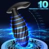 Anal Plug Sex Toys for Woman Wireless Remote Control Vibrating Eggs Dildo Clitoris Stimulator G- Spot Vibrators for Women - Black-with box