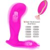 Wearable Wireless Remote Control G-spot Vibrator Anal Sex Toys for Women Couples - pink