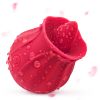 CR-Niannujiao tongue licking sucking vibrator rose red - rose red