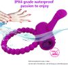 Sex Toys Vibrating Cock Ring Strong Penis Erect Male Masturbation Tools Penis Ring Clitoral Stimulator Erotic Accessories Shop - purple