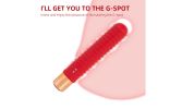 Spiral G Spot Vibrator Powerful Clitoris Stimulate Vibration with 7 frequencys - Red