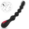 10 Modes Vibration Anal Vibration Machine Super Soft Silicone Product Used in Bedroom; Bathroom; Park; Party; 9 vibration modes - Black