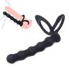 Double Penetration Penis Strapon Dildo Sex Toys For Women Man Strap On Penis Anal Beads Plug Adult - 1