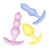 Silicone Anal Plug Woman Butt Plug Erotic Sex Toys For Women Men Sex Toys Anal Trainer For Couples Stimulator Anal Toys Adult - 3Pcs