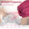 Sucking Rose Vibrating Stick Sexy Tongue Licking Rose Sucker Vibrating Stick Female Masturbation Device - Pink