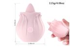 Strong 10 Speeds Vibration Clitoral Sucking Vibrator Oral Sex Toy - Pink