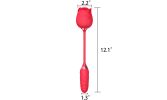 10 Speeds Vibration Suction Rose Nipple Clitoral Sucking Vibrator Sex Toy - Red