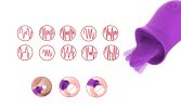 Powerful 10 Speeds Clit Licking Massager Tongue G spot Vibrator Sex Toy - Purple